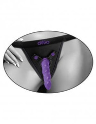 Dillio Purple Perfect Fit Harness Black O/S Sex Toy