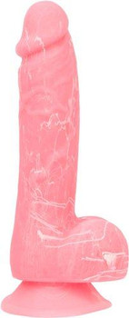 Addiction Brandon 7.5 inches Pink Glow In The Dark Dildo by BMS Enterprises