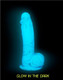 BMS Enterprises Addiction Luke 7.5 inches Blue Glow In The Dark Dildo - Product SKU BMS87519