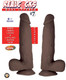 RealShaft Dildo Dual Layered #7 Dark Brown Dildo by NassToys