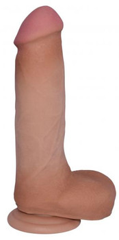 Home Grown 8 inches BioSkin Latte Tan Dildo Best Sex Toy