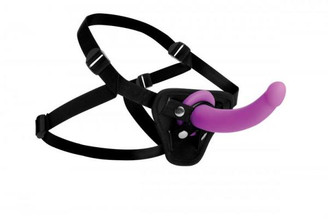 Strap U Navigator Silicone G Spot Dildo With Harness by XR Brands
