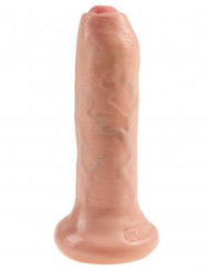 King Cock 6 inches Uncut  Dildo Beige Best Sex Toy