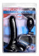 Inflatable Suction Cup Realistic Dildo Black by XR Brands - Product SKU XRAB259BLK