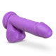 Blush Novelties Neo Elite 8in Dual Density Cock W/ Balls Neon Purple - Product SKU BN86701