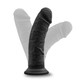Ruse Jammy Black Realistic Dildo by Blush Novelties - view 3