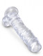 Pipedream King Cock Clear 8 Inches Cock with Balls - Product SKU PD575620