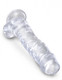 King Penis Clear 8 Inches Penis with Balls by Pipedream Products - view 3