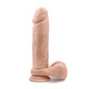 Au Naturel 9.5 Inches Dildo with Suction Cup Beige by Blush Novelties - view 4