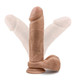 Blush Novelties Au Naturel 9.5 Inches Dildo with Suction Cup Mocha Tan - Product SKU BN56477