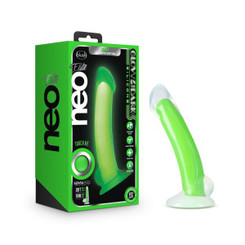 Neo Elite Glow In The Dark Omnia 7 In Dual Density Neon Green Best Sex Toy