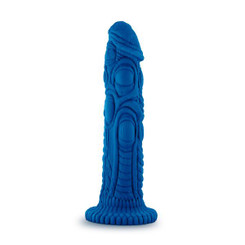 The Realm Draken Lock On Dildo Blue by Blush Novelties