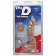 The D Ragin D 7.5 inches Dildo with Balls Caramel Tan by Doc Johnson - Product SKU DJ170017
