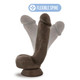 Jerome Dual Density Realistic Brown Dildo by Blush Novelties - view 3