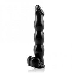 Armadildo with Balls Dildo Black 15 inches Adult Toy