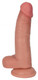 Jock Dong With Balls 8 inches Vanilla Beige by Curve Toys