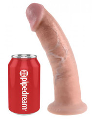 King Penis 9 Inches Penis Beige Dildo by Pipedream Products