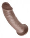 King Penis 9 Inch Dildo Brown by Pipedream Products - view 2