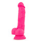 Neo Elite 7.5 inches Silicone Dual Density Penis with Balls Pink by Blush Novelties