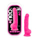 Neo Elite 7.5 inches Silicone Dual Density Cock with Balls Pink by Blush Novelties - Product SKU BN82100