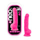 Neo Elite 7.5 inches Silicone Dual Density Penis with Balls Pink by Blush Novelties - view 2