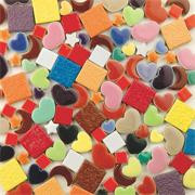 
Ceramic Tile Mix with funky colors and shapes, perfect for kids' summer projects!
Super affordable, just $7.50 per pound.