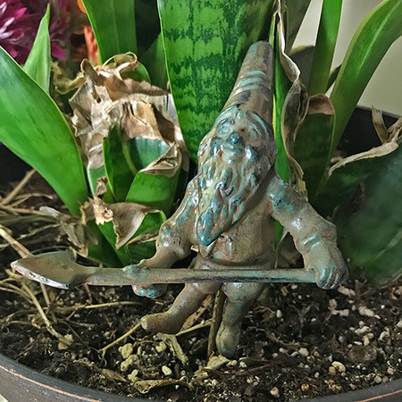 Metal Garden Gnome by Studio Vertu.