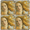 The Birth of Venus Coaster Set. Handmade Marble Giftware by Studio Vertu.