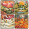 Sticks Landscapes Coaster Set. Handcrafted Marble Giftware by Studio Vertu.