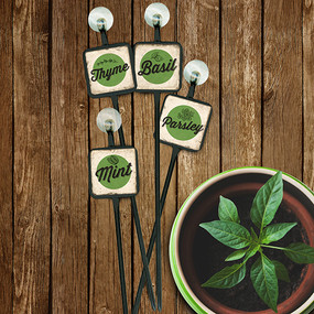 Garden Herb Plant Markers by Studio Vertu.