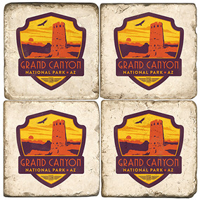 Grand Canyon National Park.  License artwork by Anderson Design Group. Handcrafted Marble Giftware by Studio Vertu.