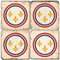 New Orleans Coaster Set.  Handmade Marble Giftware by Studio Vertu.