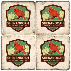 Shenandoah National Park. License artwork by Anderson Design Group. Handcrafted Marble Giftware by Studio Vertu.