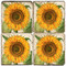 Sunflower Coaster Set. Handmade Marble Giftware by Studio Vertu.
