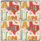 Arlington Texas Coaster Set. Handcrafted Marble Giftware by Studio Vertu.
