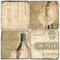 Wine Coaster Set. Tumbled Italian Marble Giftware by Studio Vertu.