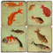 Goldfish Coaster Set. Handcrafted Marble Giftware by Studio Vertu.