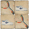Vintage Tennis Coaster Set. Handcrafted Marble Giftware by Studio Vertu.