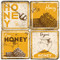 Honey Bee Coaster Set. Handcrafted Marble Giftware by Studio Vertu.