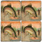 Fly Fishing Coaster Set. Handcrafted Marble Giftware by Studio Vertu.