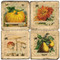 Fall Inspired Coaster Set. Handcrafted Marble Giftware by Studio Vertu.