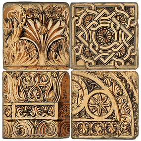 19th Century Ornamental Patterns. Handcrafted Marble Giftware by Studio Vertu.