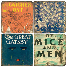 Classic book covers. Handcrafted marble giftware by Studio Vertu.