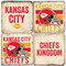 Kansas City Coaster Set. Handcrafted Marble Giftware by Studio Vertu.