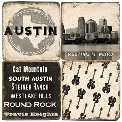 Austin, Texas Coaster Set