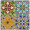 Spanish Tiles design on Italian marble coasters.