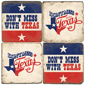 Don't Mess With Texas Coaster Set