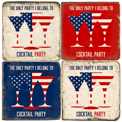 Cocktail Party Coaster Set