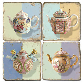 Teapot Coaster Set
