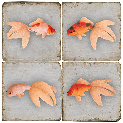 Goldfish Coaster Set